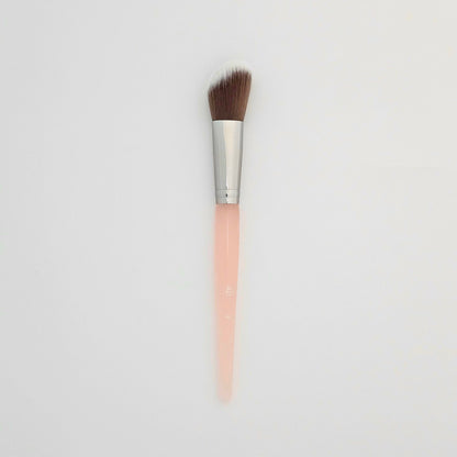 Bh Cosmetics Rose Quartz Angled Contour Brush - Precision Sculpting & Elegant Design - Lotshop.pk