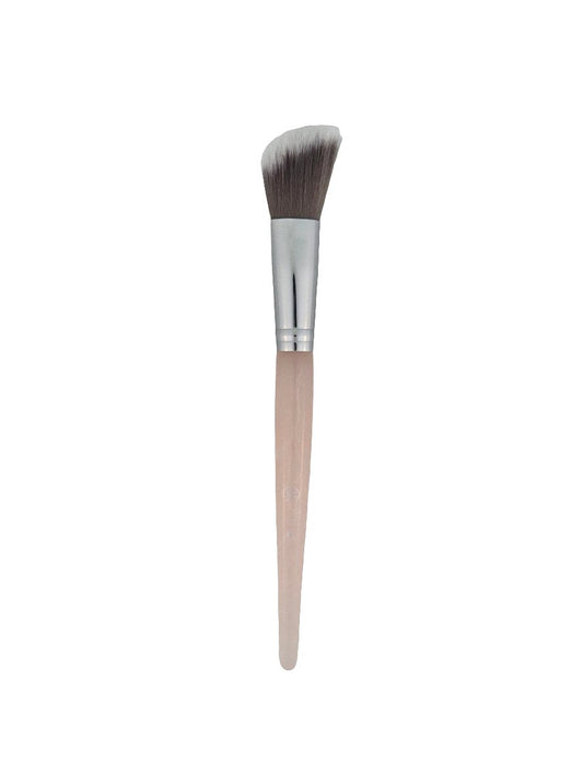 Bh Cosmetics Rose Quartz Angled Contour Brush - Precision Sculpting & Elegant Design - Lotshop.pk