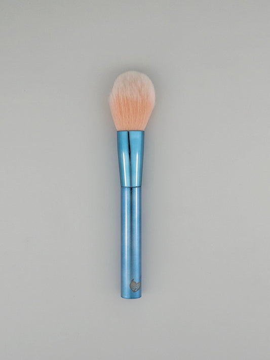 Blue Round Powder Brush – Flawless, Even Coverage for a Perfect Finish - Lotshop.pk