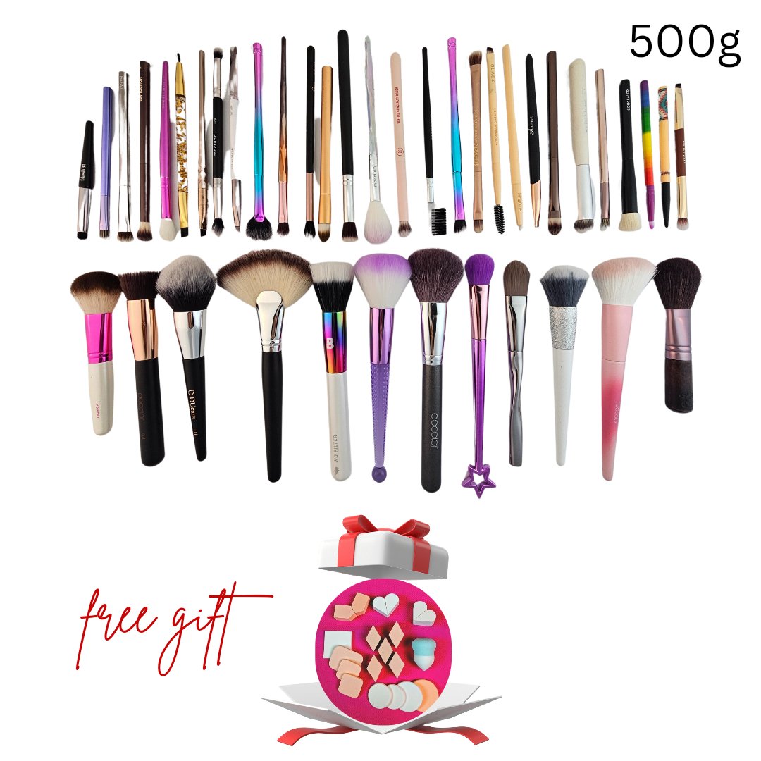 Branded Professional Makeup Brushes by Weight – Ultra - Soft, Available in KGs - Lotshop.pk