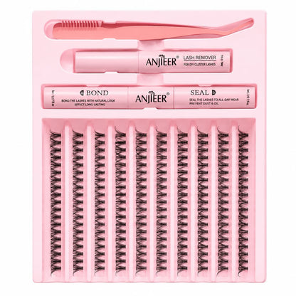 Buy ANJIEER DIY Lash Cluster Kit price online in Pakistan with bond, seal, remover and tweezers