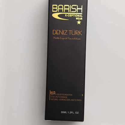 Buy BARISH Deniz Türk HD Stay-Put Foundation 35ml with semi-matte finish price online in Pakistan