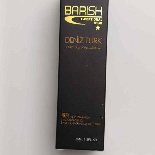 Buy BARISH Deniz Türk HD Stay-Put Foundation 35ml with semi-matte finish price online in Pakistan