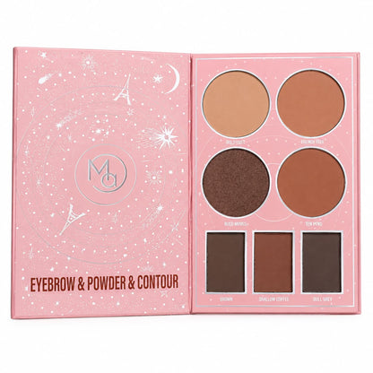 Buy Mocallure Professional 24 Eyeshadows, Blush, Highlighter, Contour, Eyebrow and Lip Gloss Palette price online in Pakistan