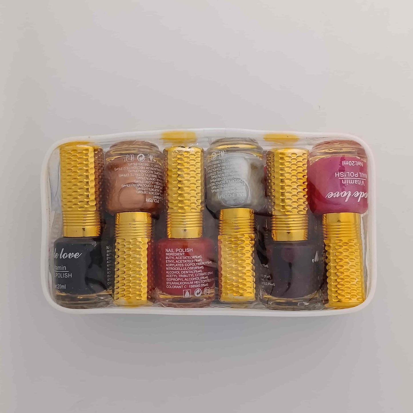 Buy Mode Love 12-Piece Vitamin Nail Polish Set 20ml price online in Pakistan