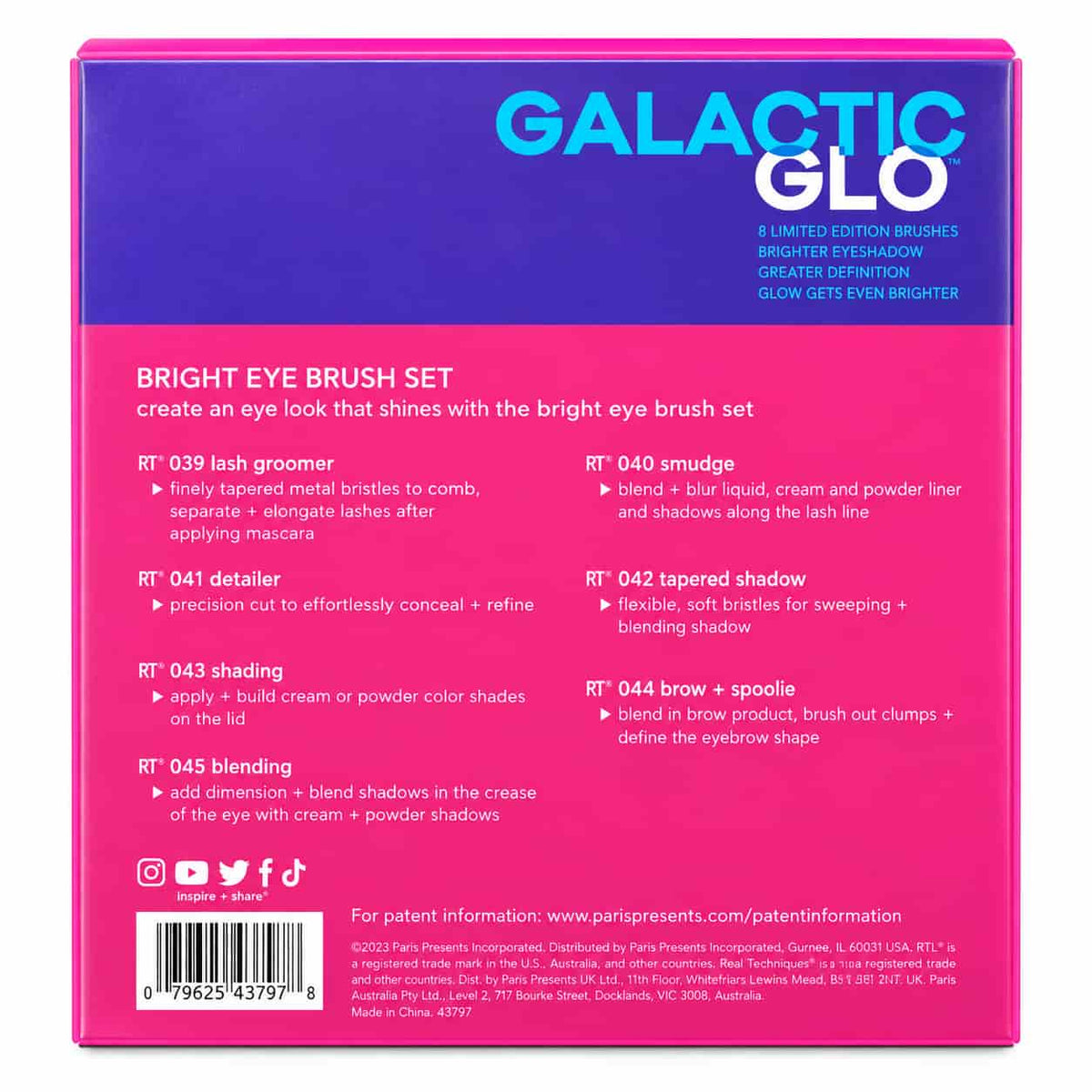 Buy Real Techniques Galactic Glo Bright Eye Brush Set price online in Pakistan