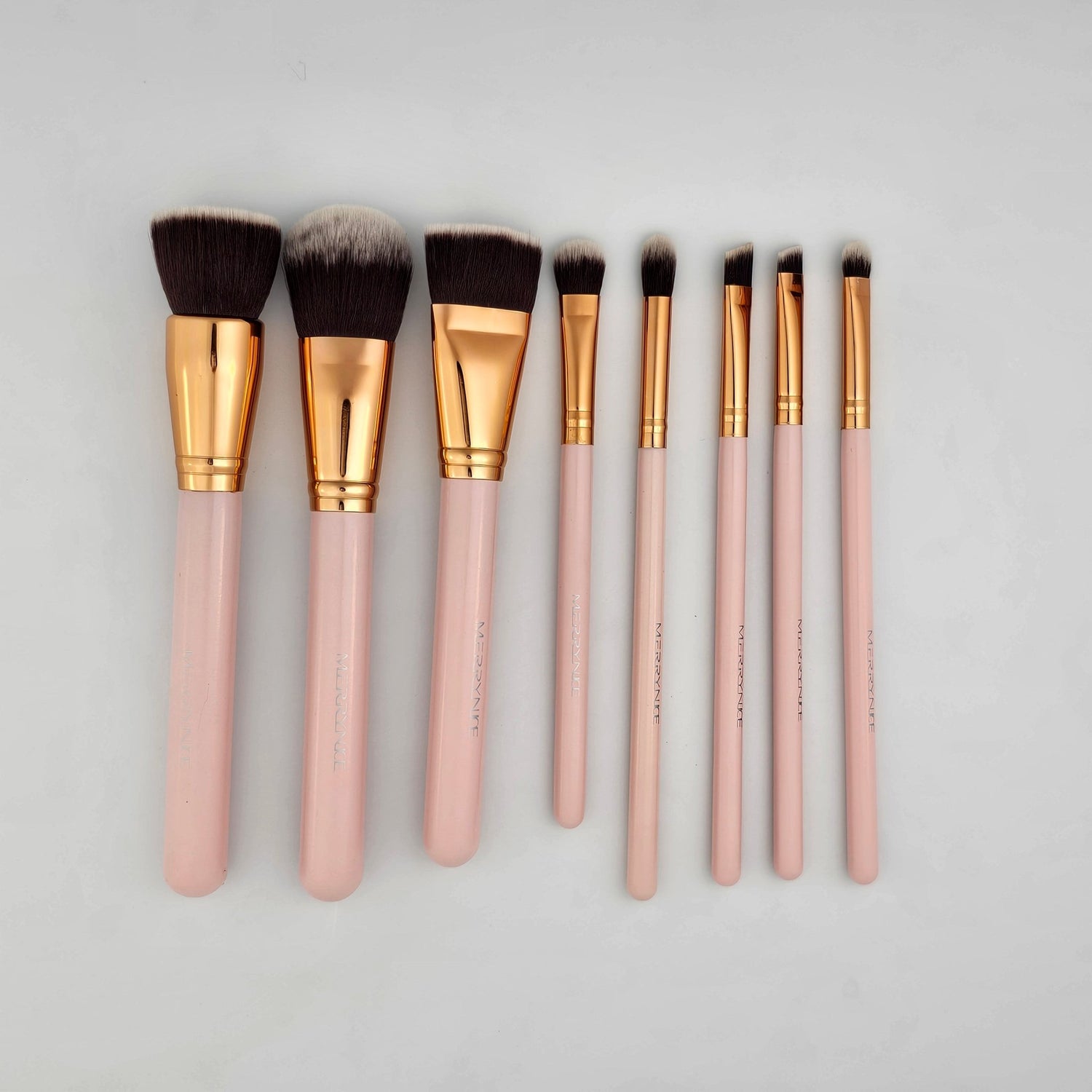 CHOLINA 8 - Piece Professional Makeup Brush Set with Pouch – Complete Beauty Kit - Lotshop.pk