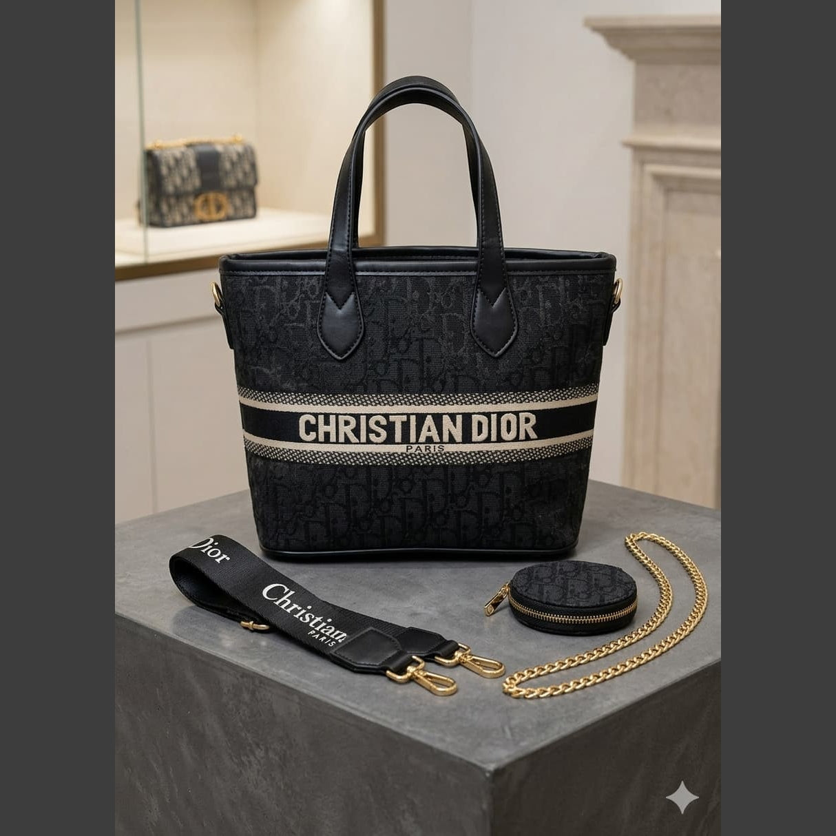 Buy the Christian Dior Paris 3-in-1 handbag set online in Pakistan