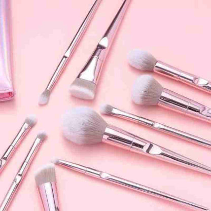 Rose Gold makeup brush set 10pcs