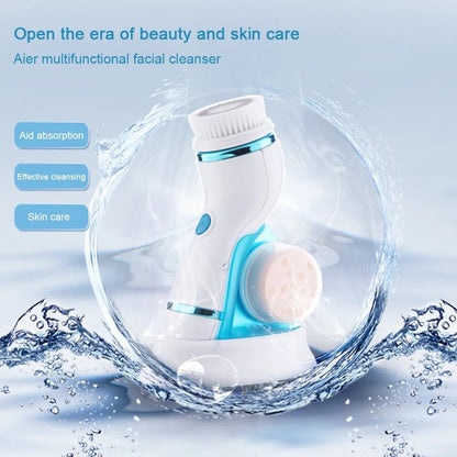 CNAIER 4 in 1 Electric Facial Cleansing Brush – Waterproof Deep Cleansing & Exfoliating Scrubber - Lotshop.pk