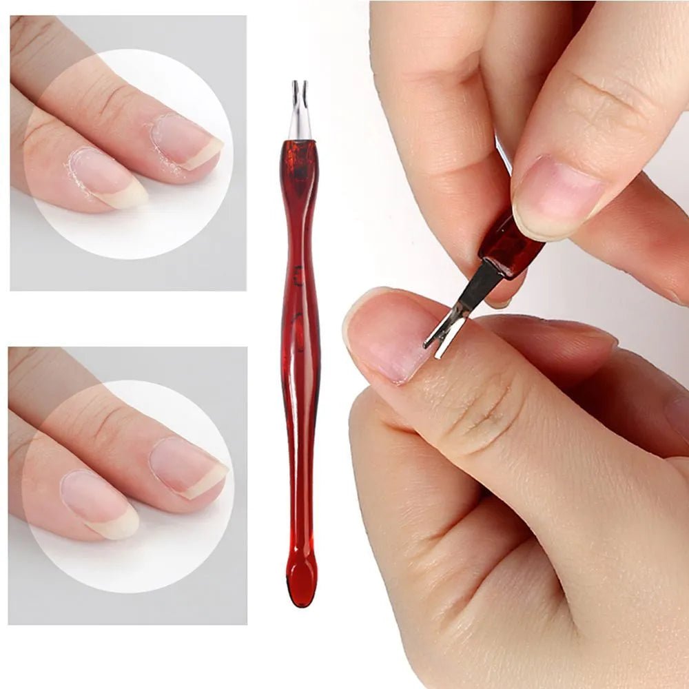 Cuticle trimmer Spoon Nail Cleaner Manicure And Pedicure Tool - Lotshop.pk