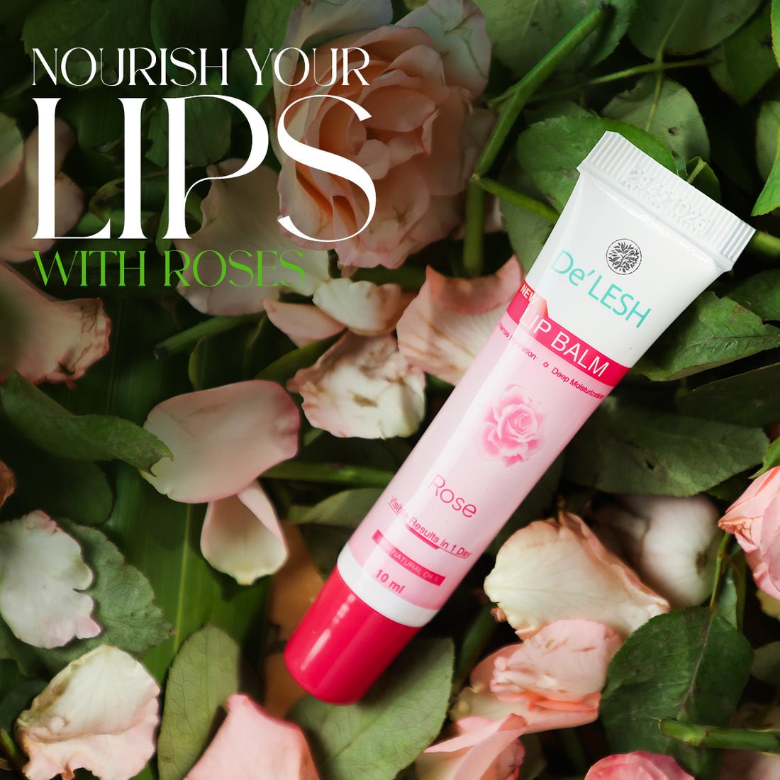 De'LESH Lip Balm - 6 Assorted Flavors | Ultra Moisturizing & Nourishing | 10ml - Lotshop.pk