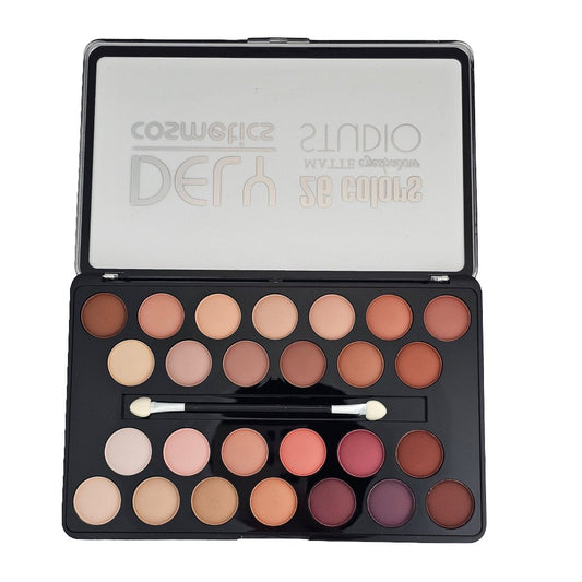 Dely Cosmetics Studio 26 Colors Matte Eyeshadow Palette - Lotshop.pk