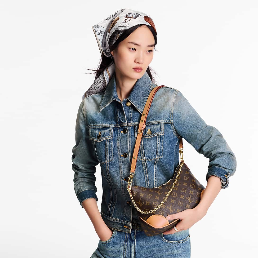 Designer - Inspired Monogram Shoulder Bag with Chain Strap – 1686 - Lotshop.pk