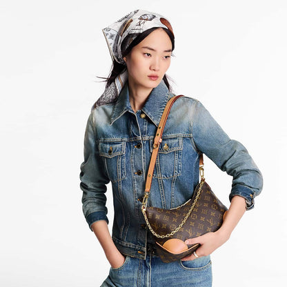 Designer - Inspired Monogram Shoulder Bag with Chain Strap – 1686 - Lotshop.pk