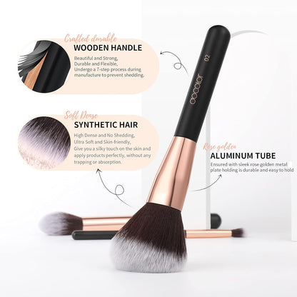 Docolor Professional Powder Brush #02 – Perfectly Smooth Finish - Lotshop.pk