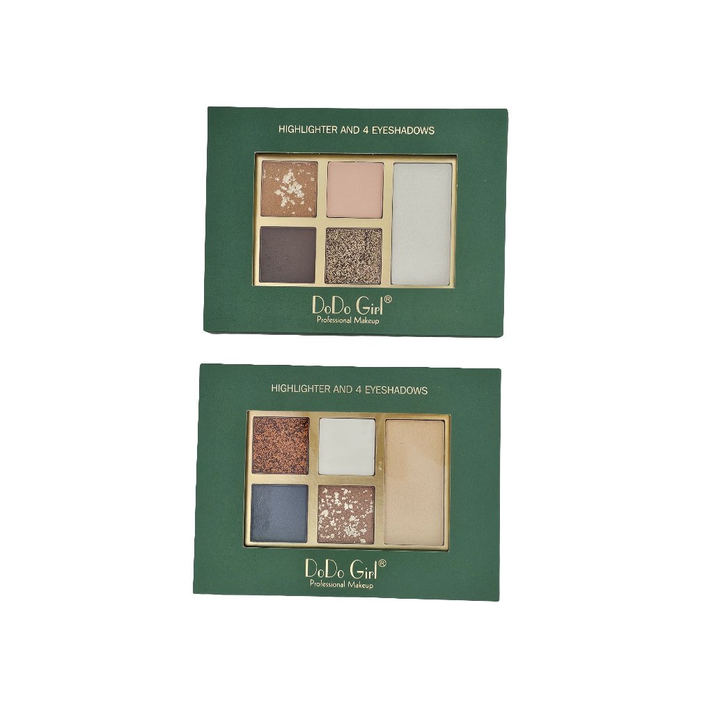 DoDo Girl Professional Makeup Highlighter & Eyeshadow Palette - Ultimate Glow - Lotshop.pk