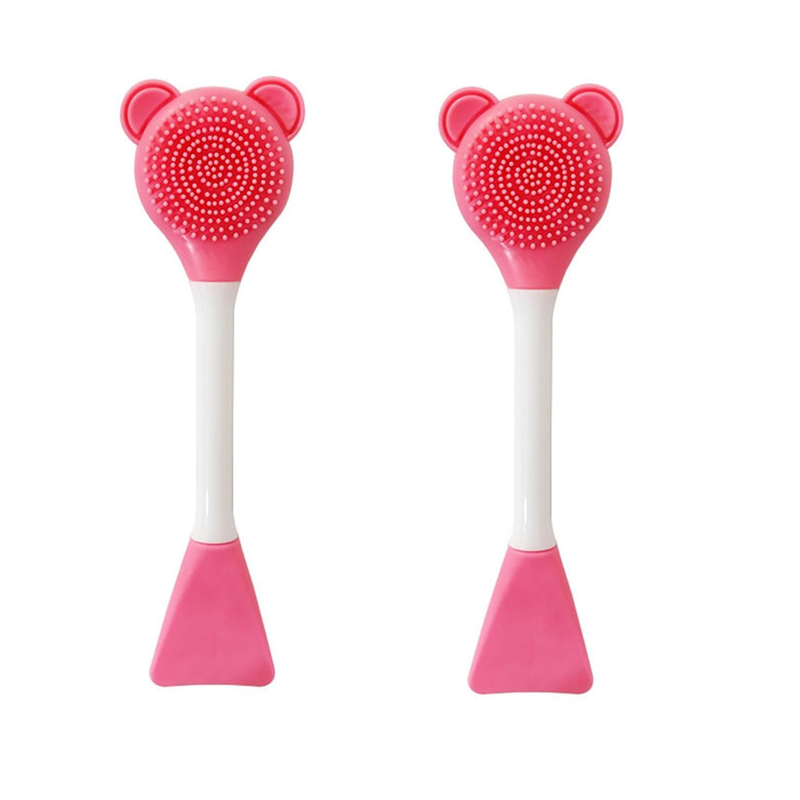 DOUBLE - HEAD SILICONE FACIAL MASKS APPLICATOR BRUSH - Lotshop.pk