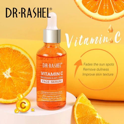 Dr Rashel Vitamin C Brightening &amp; Anti - Aging Face Serum 50ml – Revitalize Your Skin - Lotshop.pk