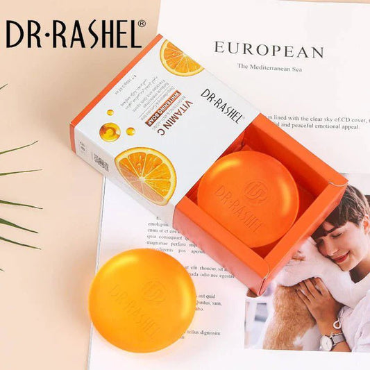 Dr Rashel Vitamin C Whitening Soap – Brightening, Anti - Aging & Clear Skin Glow! ✨🧼 - Lotshop.pk