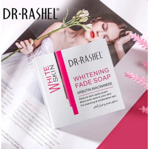 Dr Rashel Whitening Fade Soap – Arbutin & Niacinamide for Flawless, Even - Toned Skin ✨🧼 - Lotshop.pk