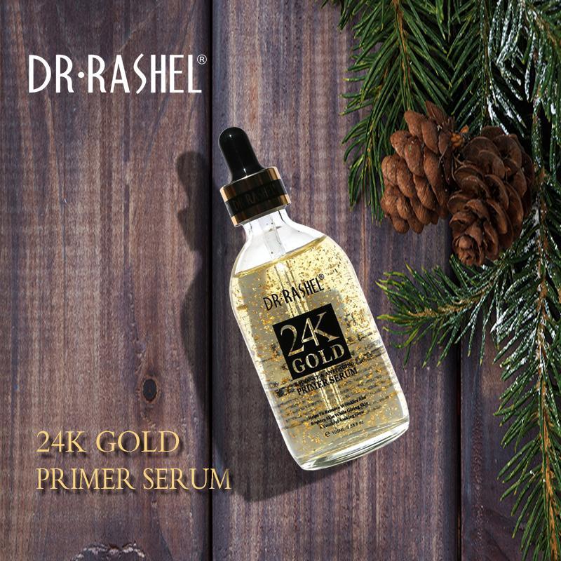 Dr.Rashel 24K Gold Radiance & Anti Aging Primer Serum - 100ml - Lotshop.pk