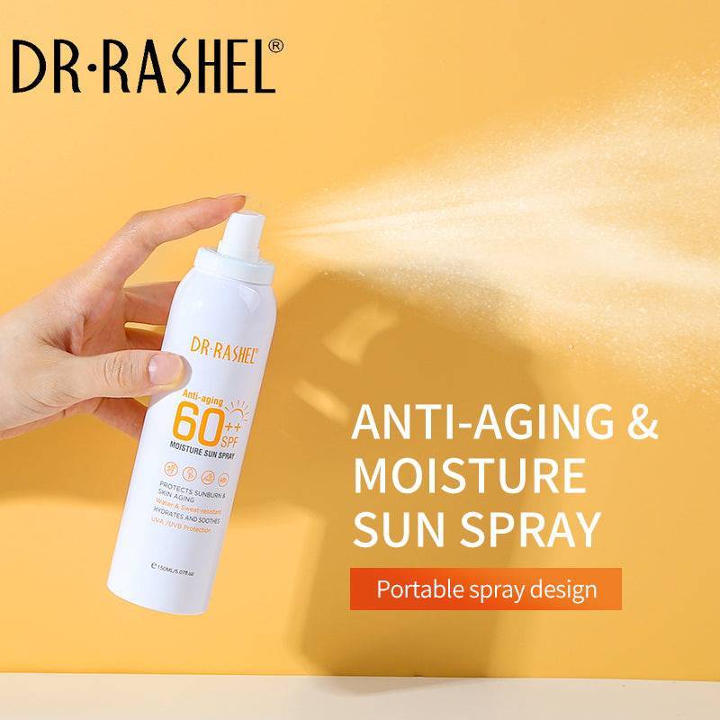 DR.RASHEL Anti Aging and Moisture Sun Spray SPF 60++ - Lotshop.pk