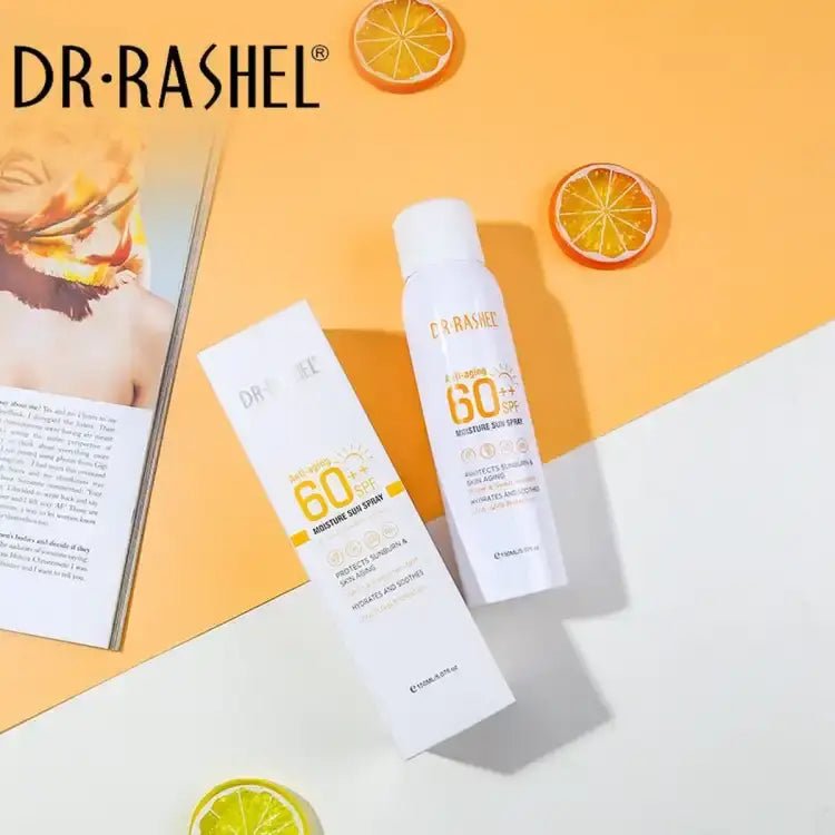 DR.RASHEL Anti Aging and Moisture Sun Spray SPF 60++ - Lotshop.pk