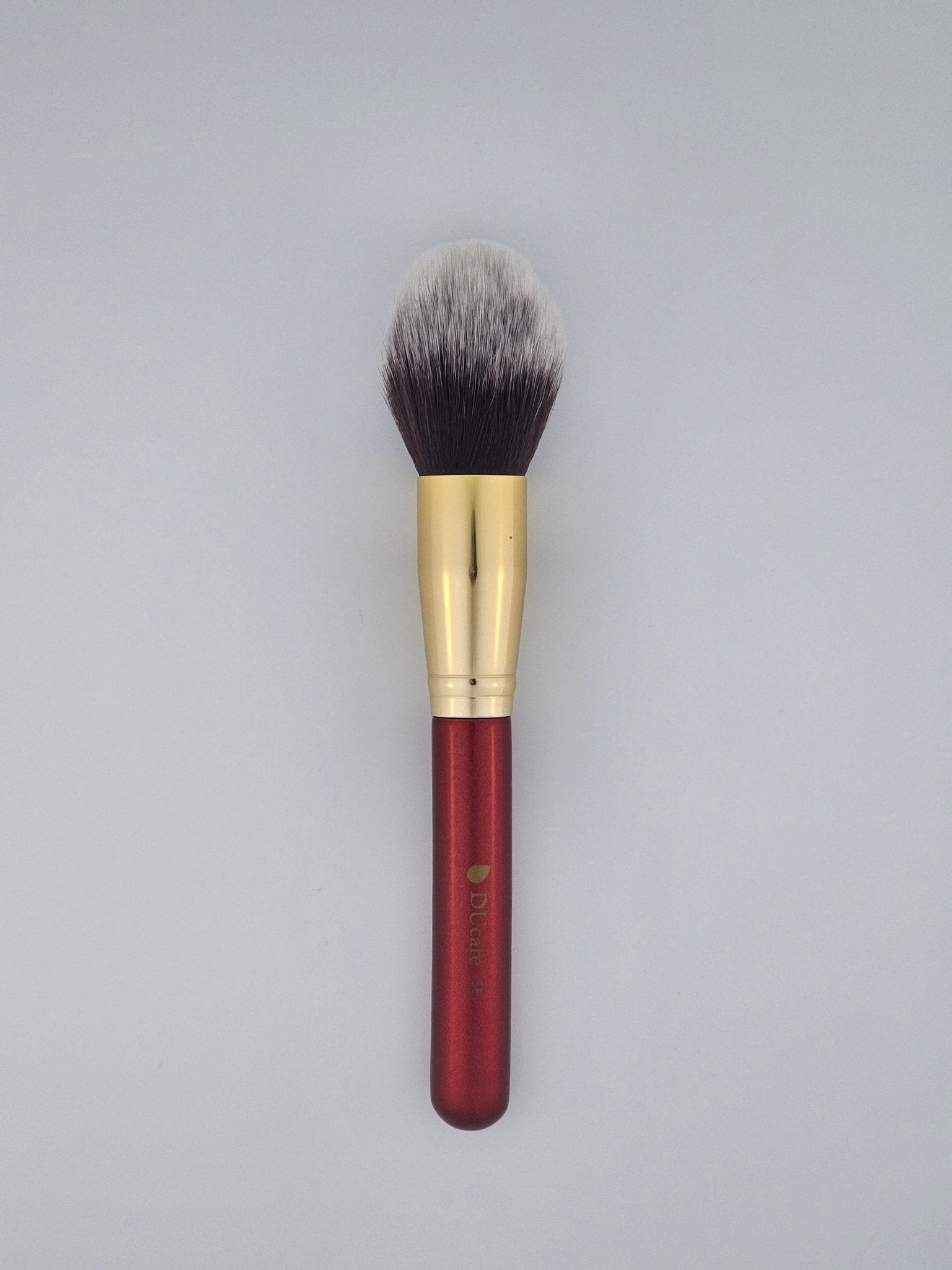 DUcare Classic Red Powder Brush – Luxurious Softness for Flawless Finish - Lotshop.pk