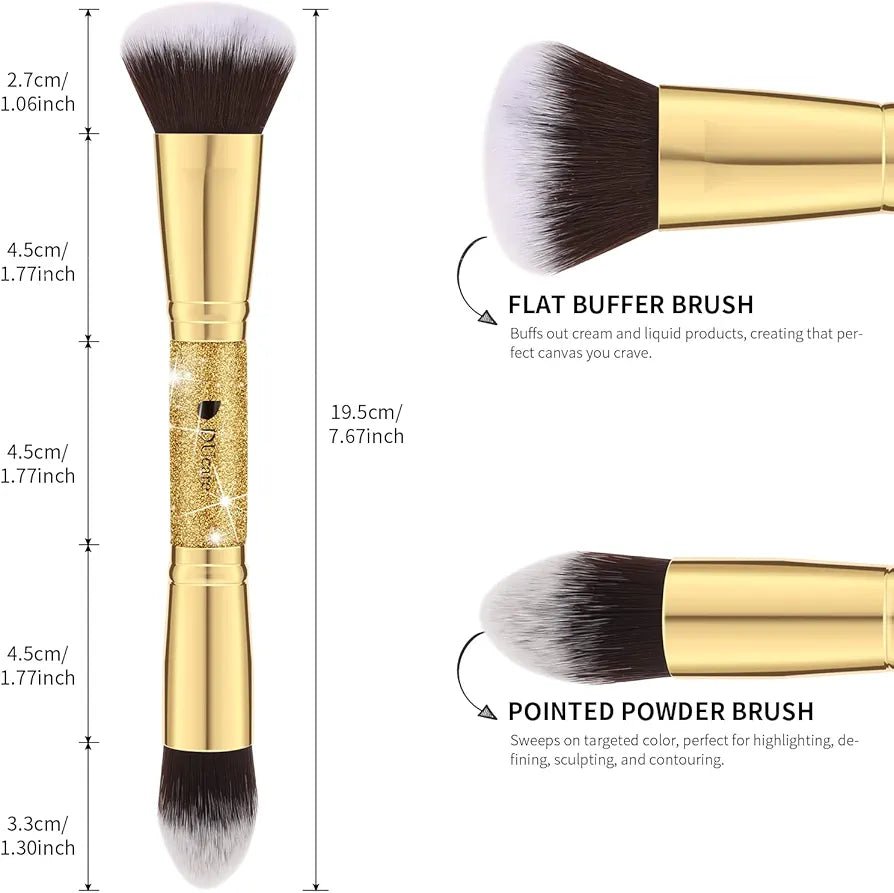 DUcare Duo Glitter Makeup Brushes - Lotshop.pk