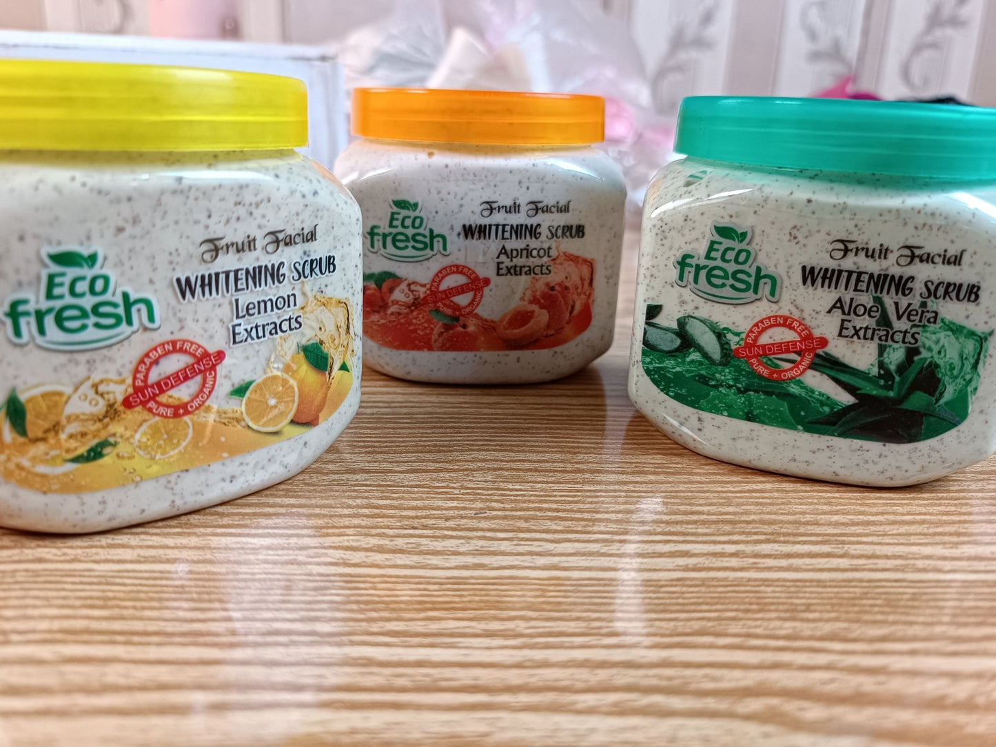 Eco fresh whitening scrub 300ml at Lotshop.pk