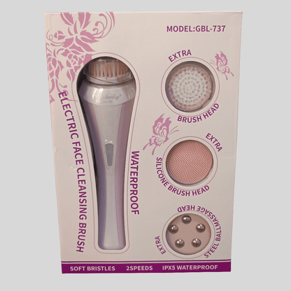 Electric Face Cleansing Brush GBL - 737 – Waterproof 2 - Speed Skincare Tool - Lotshop.pk