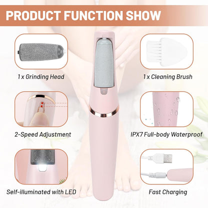 Rechargeable Foot Grinder – Electric Pedicure Tool for Dead Skin Removal
