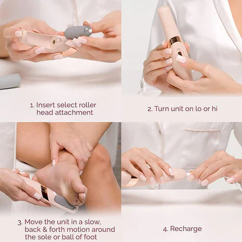 Electronic Foot Grinder – Rechargeable Pedicure Tool for Smooth & Soft Feet