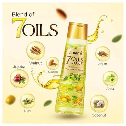 Emami 7 Oils in One Non - Sticky Hair Oil | Lotshop.pk - Lotshop.pk