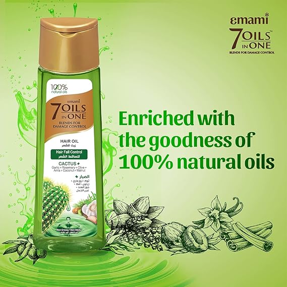 Emami OILS 7 in ONE - 200ml | Ultimate Hair Care Solution - Lotshop.pk