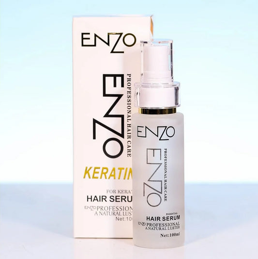 ENZO Keratin Hair Serum 100ml – Anti-Frizz Smoothing & Shine Serum Pakistan  
