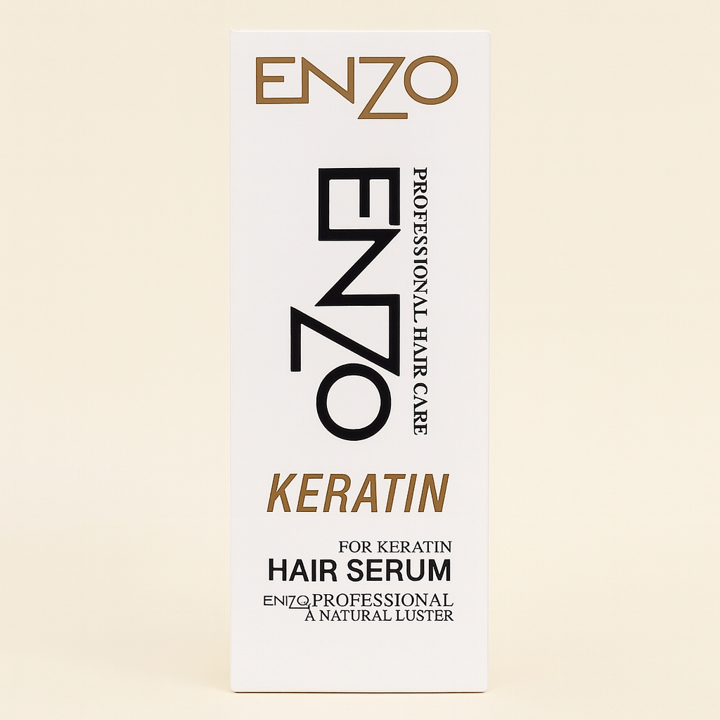 ENZO Keratin Hair Serum – Professional Hair Care & Shine with Vitamin B5 & Plant Oils | Lotshop.pk - Lotshop.pk