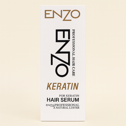 ENZO Keratin Hair Serum – Professional Hair Care & Shine with Vitamin B5 & Plant Oils | Lotshop.pk - Lotshop.pk