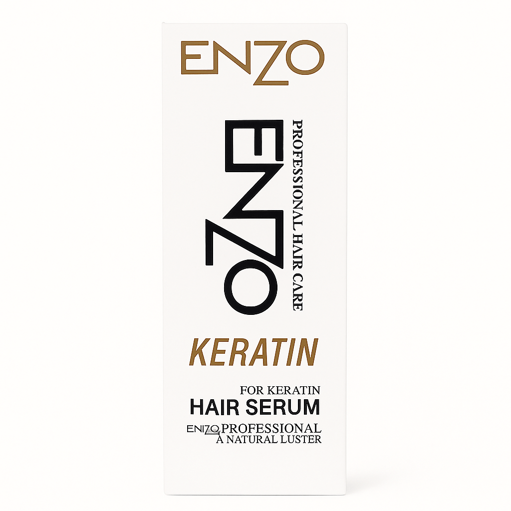 ENZO Keratin Hair Serum – Professional Hair Care & Shine with Vitamin B5 & Plant Oils | Lotshop.pk - Lotshop.pk