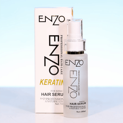 ENZO Keratin Hair Serum – Professional Hair Care & Shine with Vitamin B5 & Plant Oils | Lotshop.pk - Lotshop.pk