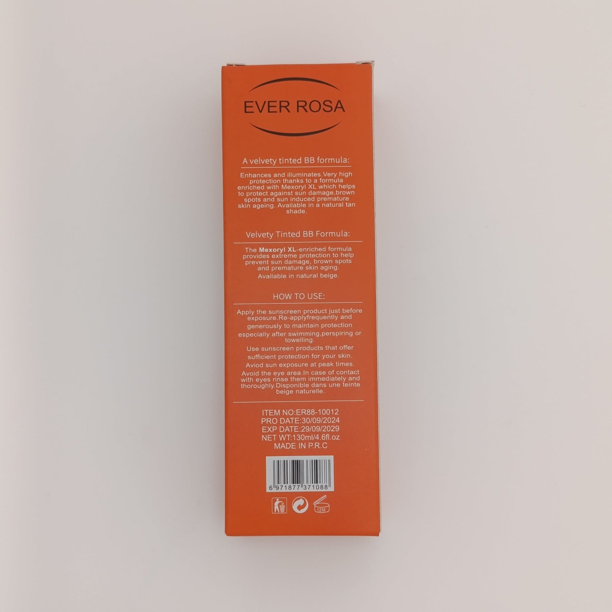 Ever Rosa VIP Sun Cream SPF 60+ PA+++ – High Protection for Sensitive Skin 130ml - Lotshop.pk