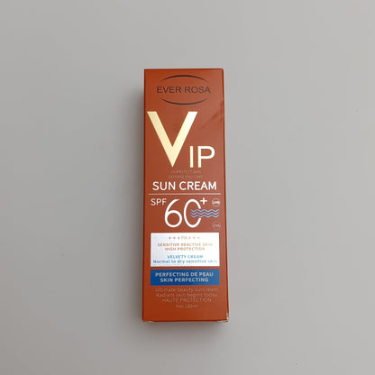 Ever Rosa VIP Sun Cream SPF 60+ PA+++ – High Protection for Sensitive Skin 130ml - Lotshop.pk