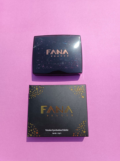 FANA beauty tricolor eyeshadow palette Available at Lotshop.pk