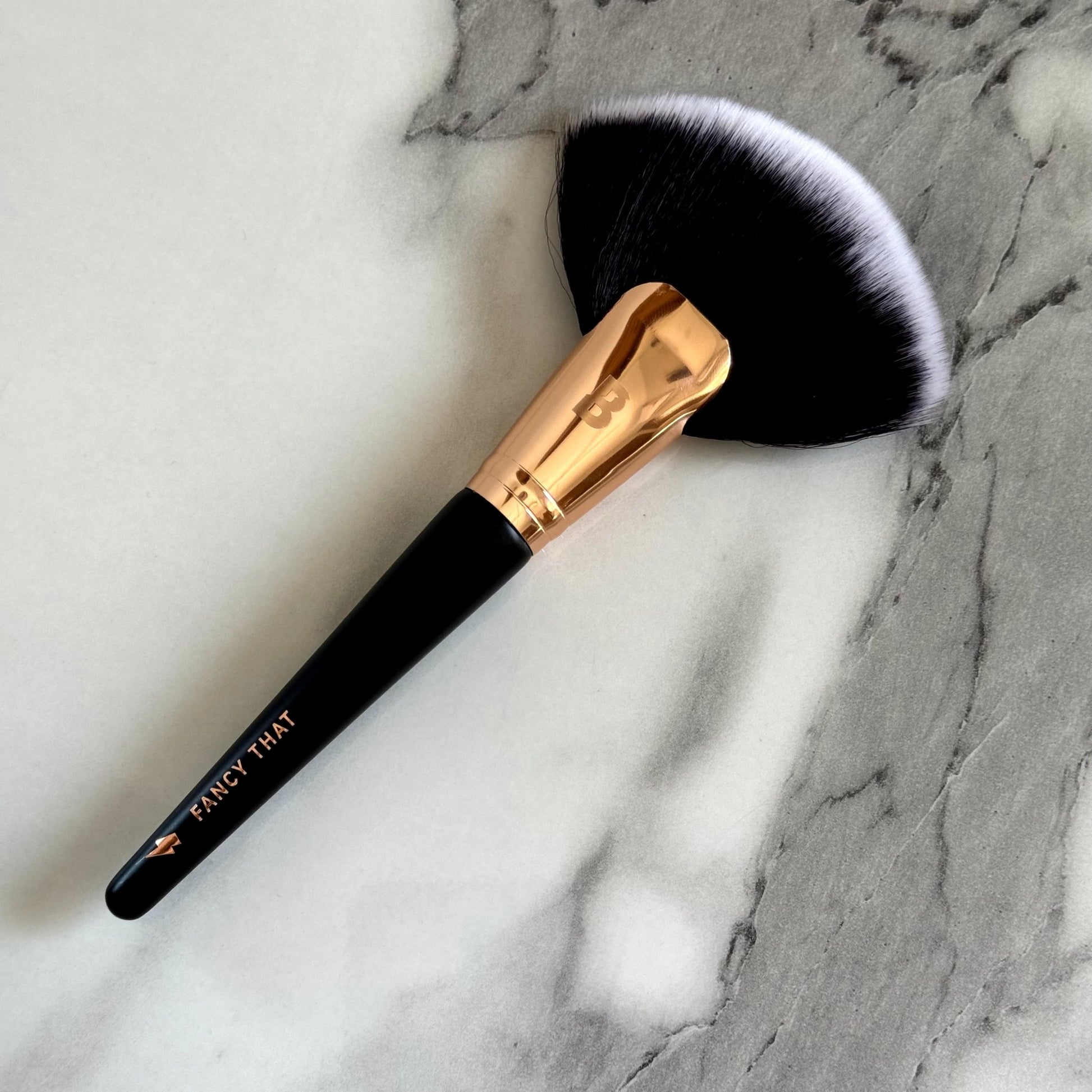 Fancy That Professional Fan Makeup Brush – Perfect for Highlighting & Finishing Touches - Lotshop.pk