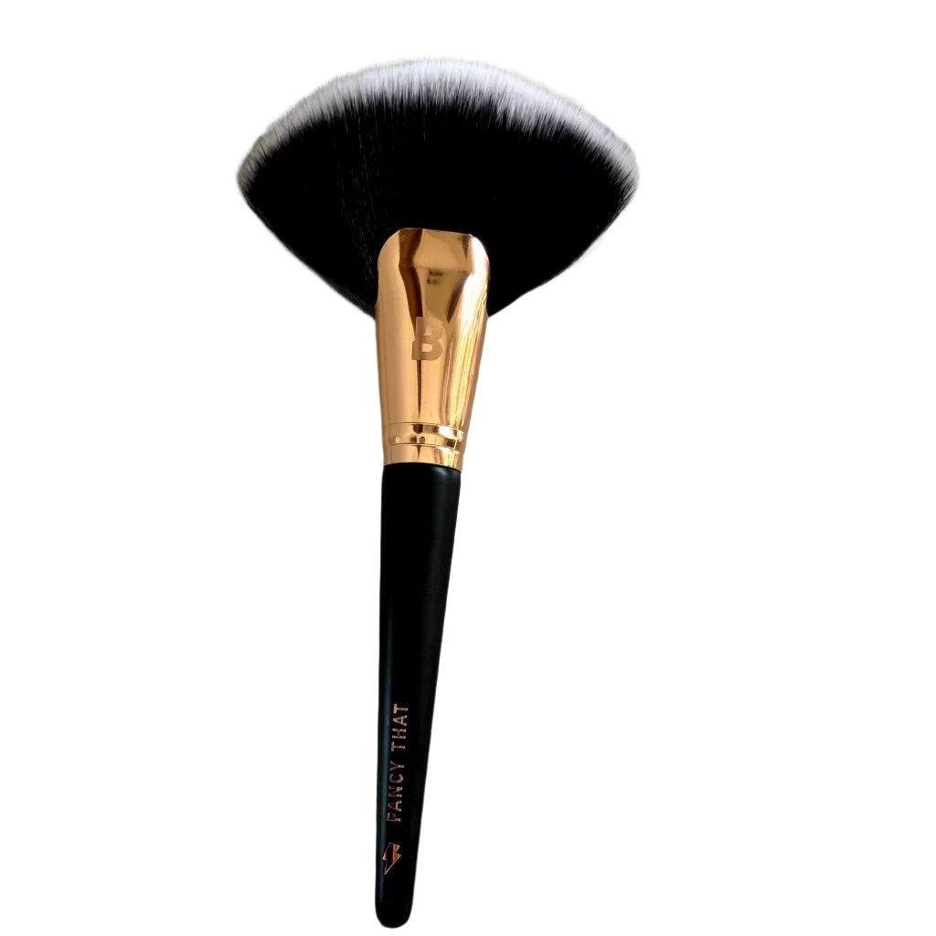 Fancy That Professional Fan Makeup Brush – Perfect for Highlighting & Finishing Touches - Lotshop.pk