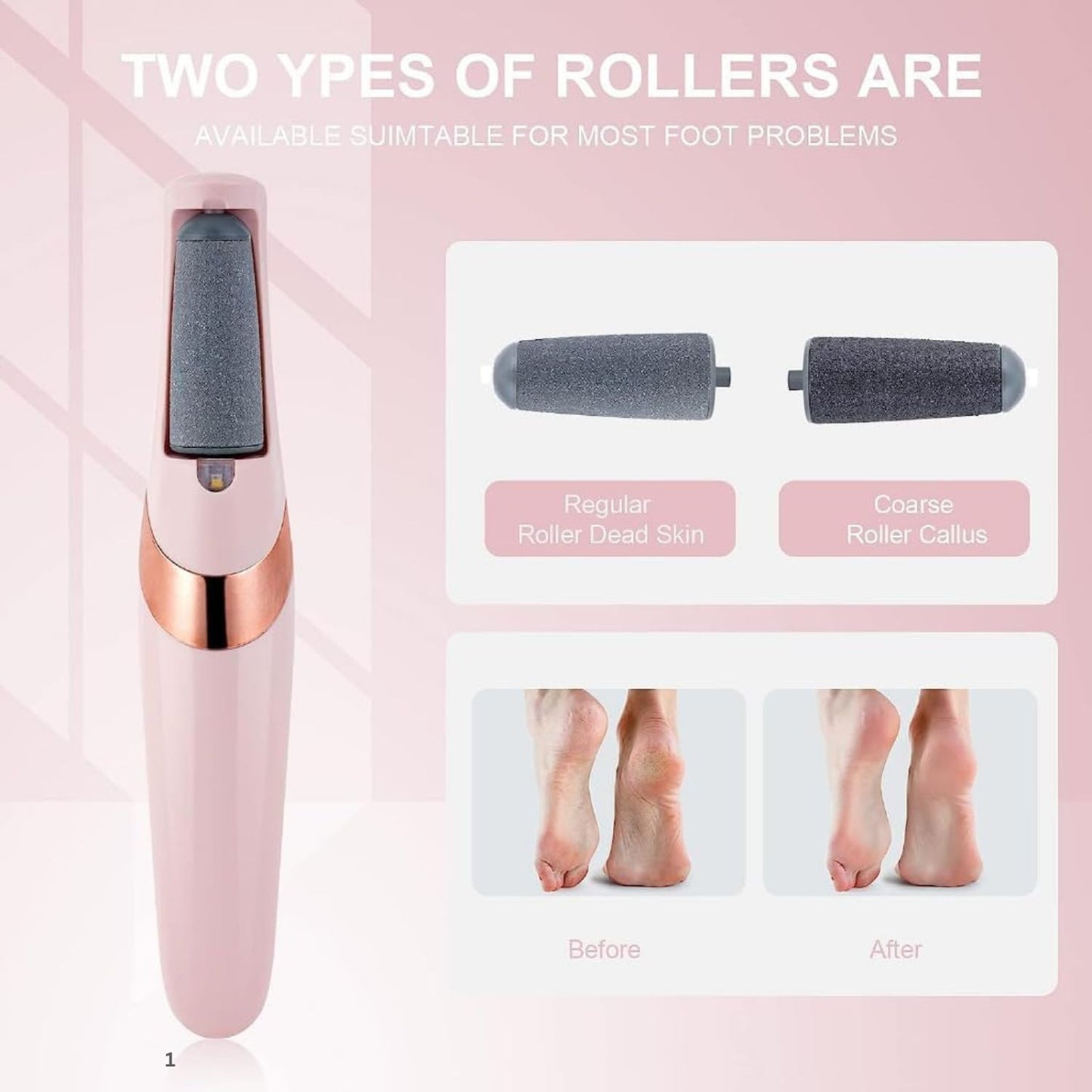 Electronic Foot Grinder – Rechargeable Pedicure Tool for Smooth Feet price in Pakistan