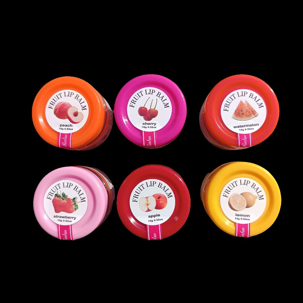 Fruit Lip Balm Pots 15 g – 6 Flavors - Lotshop.pk