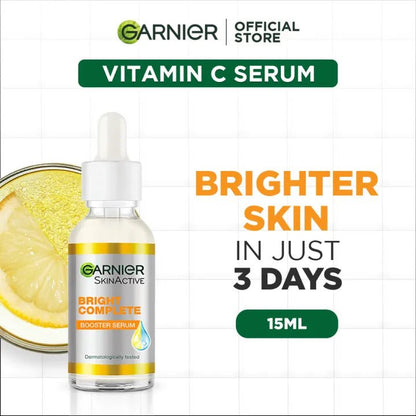 Garnier Bright Complete 30x Vitamin C Booster Serum (15ml) - Lotshop.pk