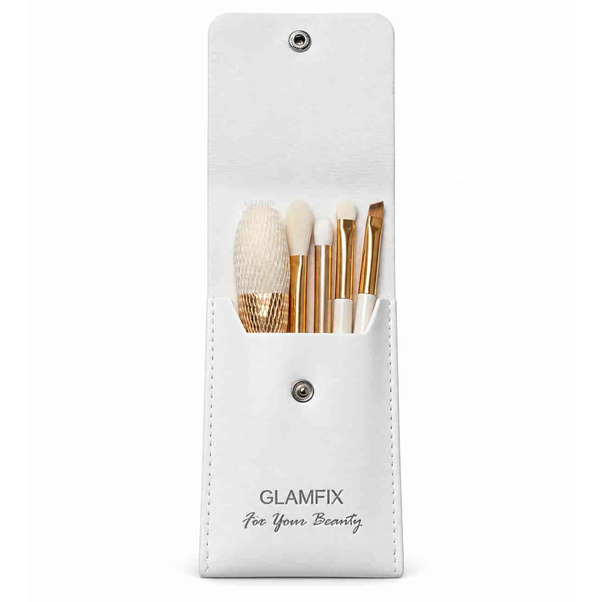 GLAMFIX 5-Piece Eye Makeup Brush Set with pouch for eyeshadow and eyebrow makeup price online in Pakistan